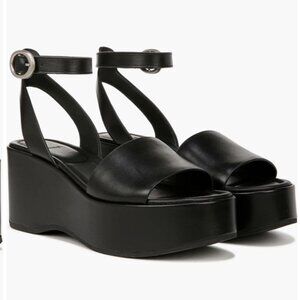Vince Phillipa Platform Sandal - Black - Size 7
